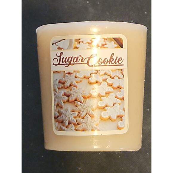 Lot of 2 Sugar Cookie Votive Candles 1.69 oz Each – Sweet Holiday Scented - Picture 1 of 3